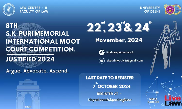 8th S.K. Puri Memorial International Moot Court Competition