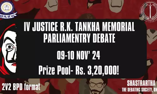 DNLU Jabalpur: Justice R.K. Tankha Memorial Parliamentary Debate [9-10 November]