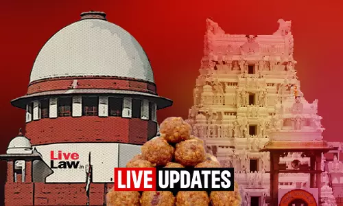 Tirupati Temple Laddu Case : Live Updates From Supreme Court Hearing