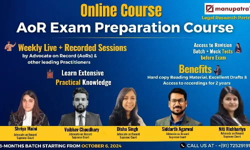 [Advt.] Course On Advocate On Record (AOR) Exam Preparation By Bettering Results: Enroll Now