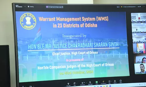 Orissa High Court Chief Justice Chakradhari Sharan Singh Launches Online Portal For Warrant Execution & Tracking Orissa High Court Chief Justice Chakradhari Sharan Singh Launches Online Portal For Warrant Execution & Tracking
