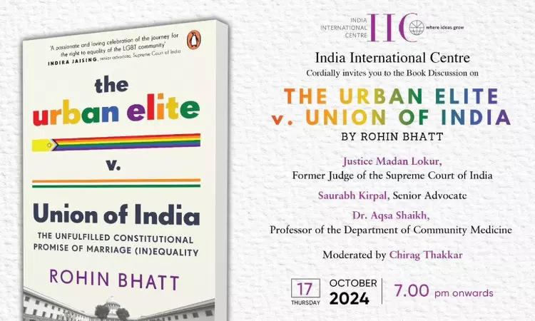 Book Discussion: The Urban Elite V. Union Of India By Rohit Bhatt [17th October]