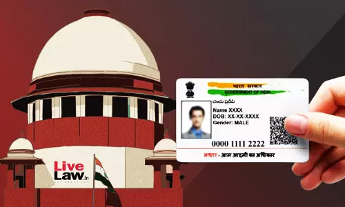 Plea To Limit Aadhaar Enrolment Only For Children Below 6 : Supreme Court Asks Petitioner To Approach Authorities Plea To Limit Aadhaar Enrolment Only For Children Below 6 : Supreme Court Asks Petitioner To Approach Authorities