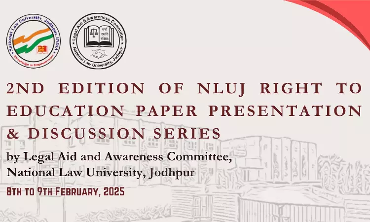 2nd NLUJ Right To Education Paper Presentation And Discussion