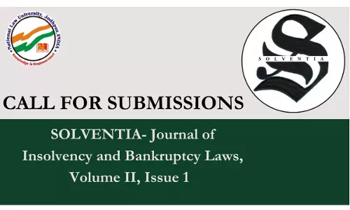 Call For Papers: Solventia - Journal Of Insolvency And Bankruptcy Laws [Vol II, Issue 1]