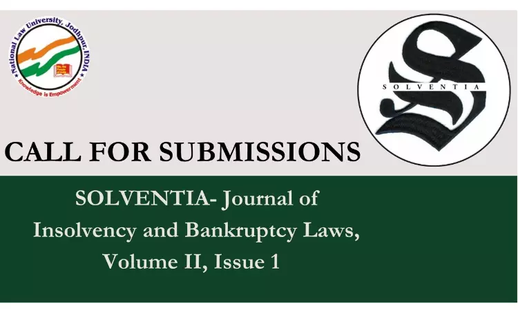 Call For Papers: Solventia - Journal Of Insolvency And Bankruptcy Laws [Vol II, Issue 1]