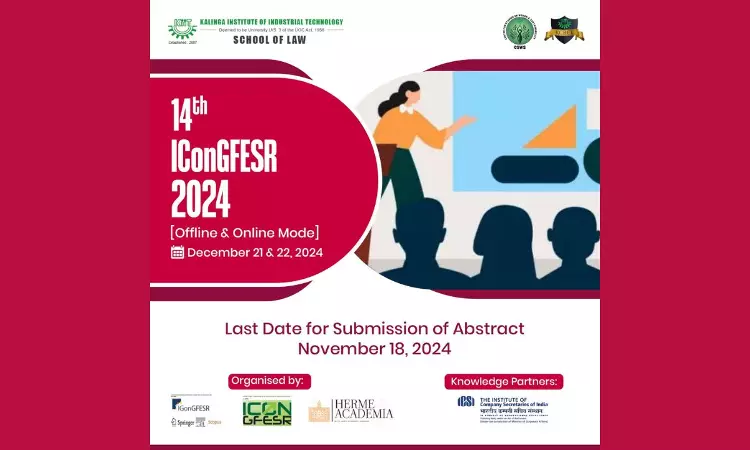 KIIT School Of Law: 14th International Conference On Governance, Fraud, Ethics, Sustainability & Reporting [Submit Abstract By 18th Nov]