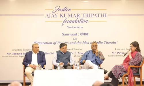 Justice Ajay Kumar Tripathi Foundation Convenes A Trialogue, “Samvaad: संवाद” On “Separation Of Powers And The Idea Of India Therein” [16th November]