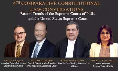 CJI Khanna And Georgetown Law Dean To Lead Comparative Constitutional Law Discussion On Recent Trends Of The Supreme Court Of India And The United States Supreme Court