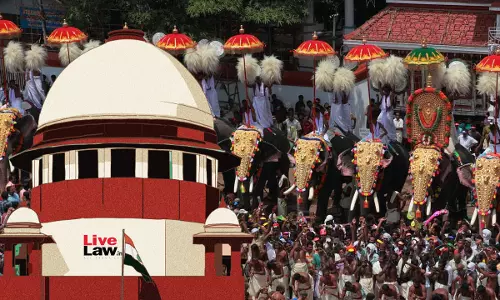 Supreme Court Stays Kerala HCs Directions On Use Of Elephants For Temple Festivals Which Are Contrary To 2012 Rules Supreme Court Stays Kerala HCs Directions On Use Of Elephants For Temple Festivals Which Are Contrary To 2012 Rules