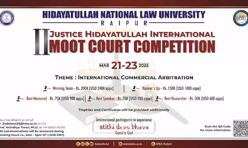 2nd Justice Hidayatullah International Moot Court Competition 2025 [21st -23rd March]