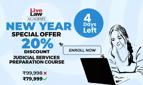 4 DAYS LEFT To Get 20% DISCOUNT For Judicial Service Examination Preparation Course By LiveLaw Academy