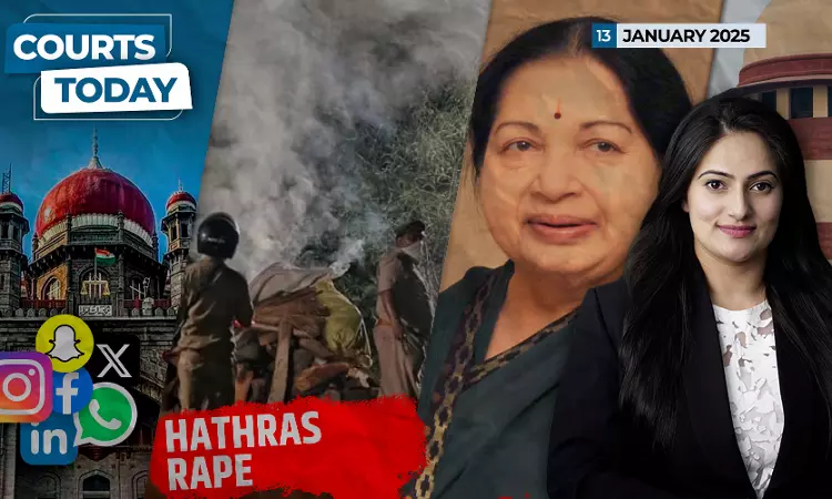 Hathras Rape| Jayalalithaas Property|Circumstantial Evidence| Stock Market Fraud