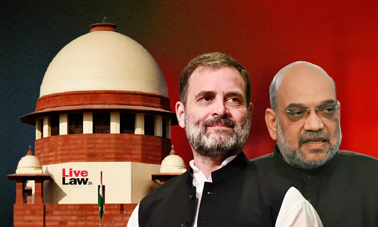 Supreme Court Stays Proceedings Against Rahul Gandhi In Criminal Defamation Case Over Remarks Against BJP & Amit Shah Supreme Court Stays Proceedings Against Rahul Gandhi In Criminal Defamation Case Over Remarks Against BJP & Amit Shah