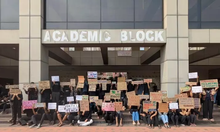 NLU Odisha Withdraws Statement One Day After Calling Students Protest On Academic Policies & Infrastructure “Illegal” NLU Odisha Withdraws Statement One Day After Calling Students Protest On Academic Policies & Infrastructure “Illegal”