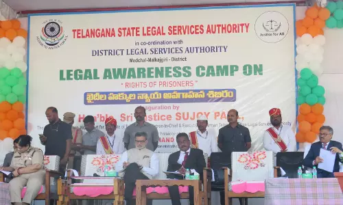 Telangana State Legal Services Authority, DLSA Oragnize Legal Awareness Programme Across Jails To Improve Prisoners Legal Literacy Telangana State Legal Services Authority, DLSA Oragnize Legal Awareness Programme Across Jails To Improve Prisoners Legal Literacy