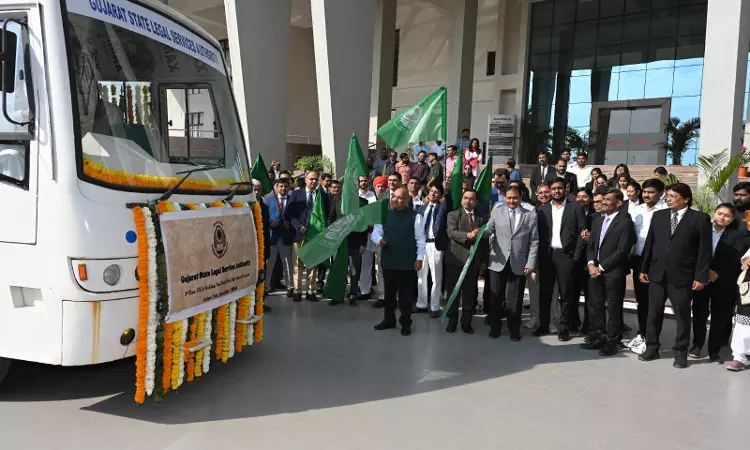GSLSA Flags Off Mobile Van To Educate Marginalized Communities On Legal Rights GSLSA Flags Off Mobile Van To Educate Marginalized Communities On Legal Rights