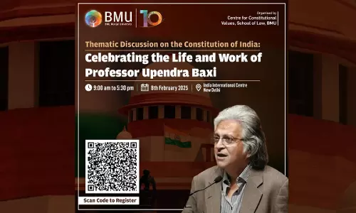 Thematic Discussion On The Constitution Of India: Celebrating The Life And Work Of Prof. Upendera Baxi And Public Lecture By Prof. Susan Marks [8th February]