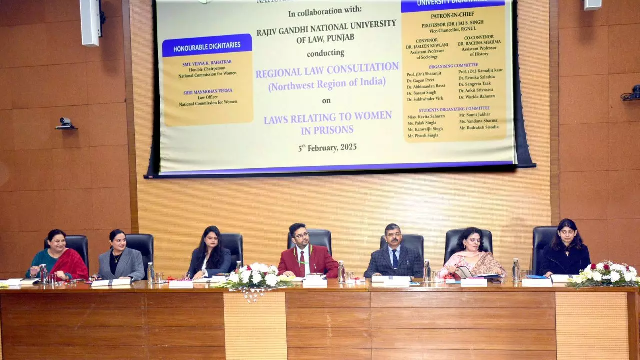 RGNUL Organises Consultation Program On Laws Related To Women In Prisons RGNUL Organises Consultation Program On Laws Related To Women In Prisons