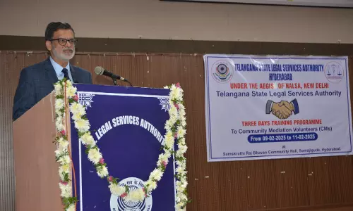 Telangana Legal Services Authority Conducts 3-Day Mediation Training Camp To Train Volunteers, Conduct Mediation At Community Level Telangana Legal Services Authority Conducts 3-Day Mediation Training Camp To Train Volunteers, Conduct Mediation At Community Level
