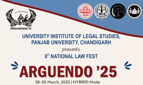 UILS Panjab University: 8th National Law Fest Arguendo 2025  [Cash Prizes Of Rs. 1.5 L] [Register By 5th March]