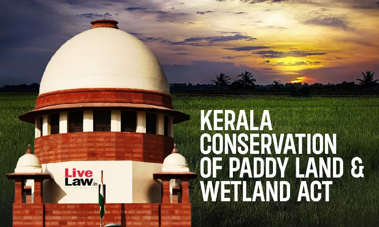 Kerala Paddy Land Act | No Exemption From Conversion Fee If Land Exceeds 25 Cents : Supreme Court Kerala Paddy Land Act | No Exemption From Conversion Fee If Land Exceeds 25 Cents : Supreme Court