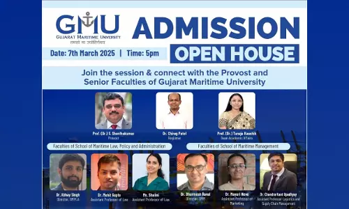 Admission Open House: Session With The Provost And Senior Faculties Of Gujarat Maritime University [7th March]