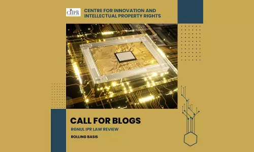 Call For Blogs: RGNUL IPR Law Review Call For Blogs: RGNUL IPR Law Review