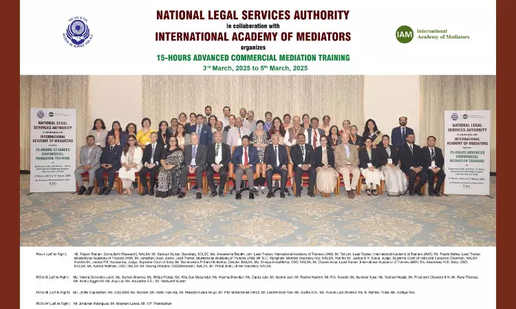 15-Hours Advanced Commercial Mediation Training Program Conducted By NALSA & International Academy Of Mediators At Supreme Court of India 15-Hours Advanced Commercial Mediation Training Program Conducted By NALSA & International Academy Of Mediators At Supreme Court of India