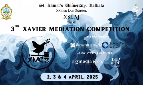 The 3rd Xavier Mediation Competition [Register By 26th March]