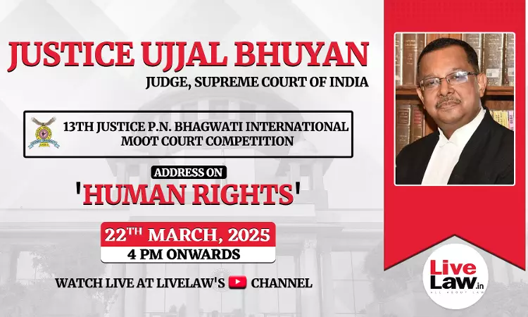 [Today At 4PM] Justice Ujjal Bhuyan To Address Students At New Law College, Bharati Vidyapeeth On Human Rights