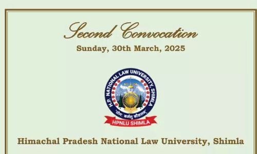 Himachal Pradesh National Law University Shimla To Hold Its 2nd Convocation Ceremony On 30th March