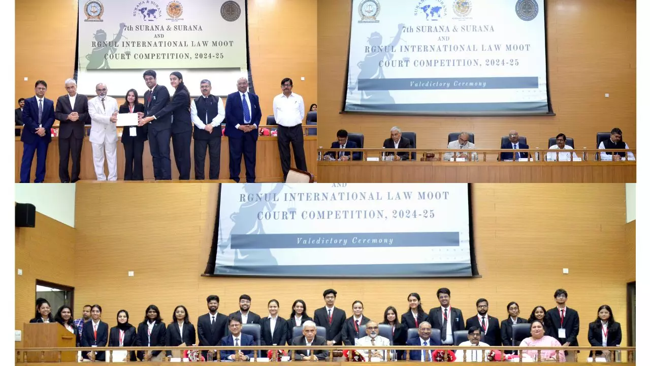 University Institute Of Legal Studies, Panjab University Adjudged Winners Of 7th Surana & Surana And RGNUL International Law Moot Court Competition 2024-25 University Institute Of Legal Studies, Panjab University Adjudged Winners Of 7th Surana & Surana And RGNUL International Law Moot Court Competition 2024-25