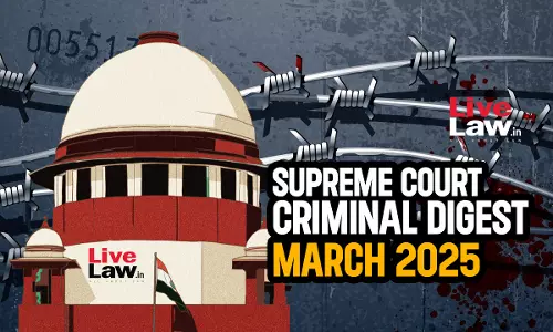 Supreme Court Criminal Digest- March 2025