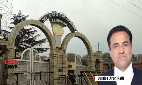 Law Was A Solemn Calling For Him: J&K&L High Court Chief Justice Arun Palli Pays Tribute To Justice V.K. Jhanji