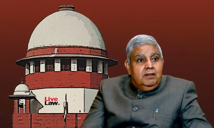 Article 142 Has Become Nuclear Missile : Vice President Objects To Supreme Courts Direction Against President Article 142 Has Become Nuclear Missile : Vice President Objects To Supreme Courts Direction Against President