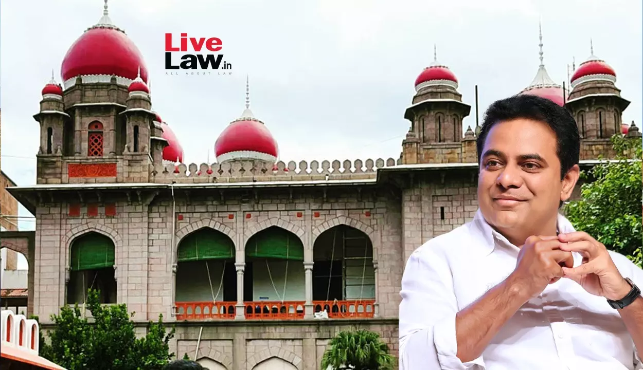 Telangana High Court Rejects Plea Challenging Election Of BRS MLA KT Rama Rao Telangana High Court Rejects Plea Challenging Election Of BRS MLA KT Rama Rao