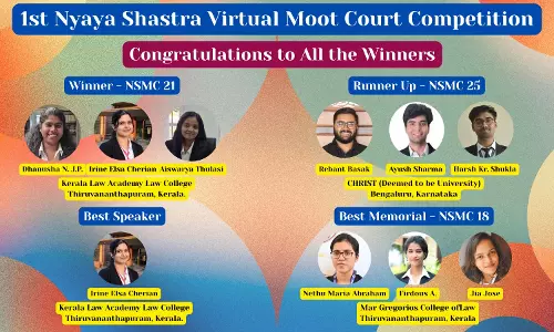 1st Nyaya Shastra Virtual Moot Court Competition