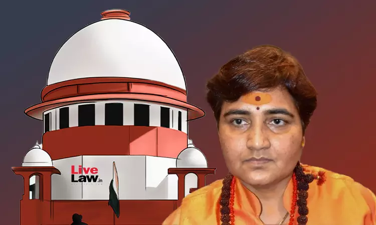 Supreme Court Disposes Plea Against Pragya Singh Thakurs Bail, Notes NIA Court Has Reserved Judgment In 2008 Malegaon Blasts Case Supreme Court Disposes Plea Against Pragya Singh Thakurs Bail, Notes NIA Court Has Reserved Judgment In 2008 Malegaon Blasts Case
