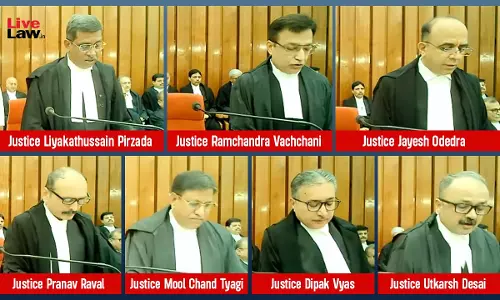 Seven Judicial Officers Sworn In As Judges Of Gujarat High Court