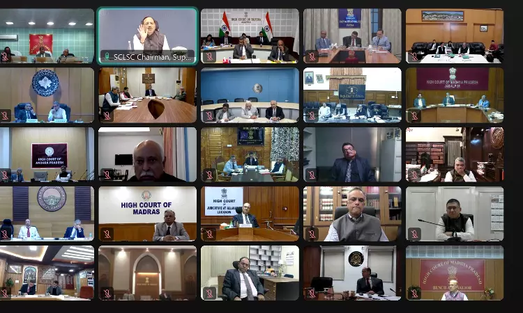 SCLSC Chairman Justice Surya Kant Holds Meeting With High Court CJs On Legal Aid For Prisoners SCLSC Chairman Justice Surya Kant Holds Meeting With High Court CJs On Legal Aid For Prisoners