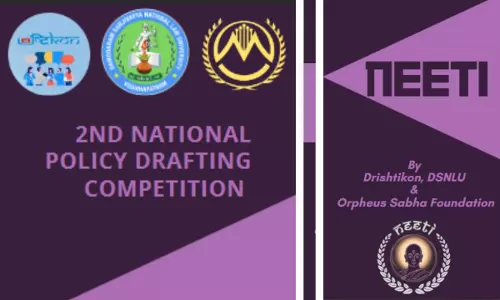 NEETI 2025: National Policy Drafting Competition By DSNLU & Orpheus Sabha Foundation NEETI 2025: National Policy Drafting Competition By DSNLU & Orpheus Sabha Foundation