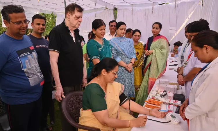 RSLSA Organizes Free Health Checkup Camp For Women On Mothers Day In Jaipur