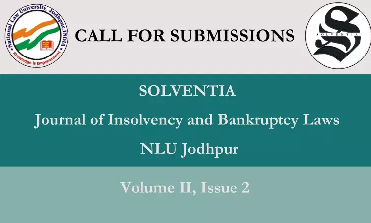Call For Papers: Solventia - Journal Of Insolvency And Bankruptcy Laws [Vol. II, Issue 2]