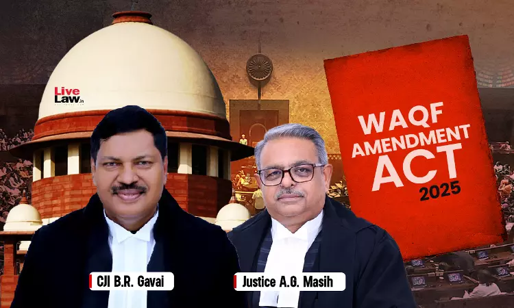 Waqf Not An Essential Practice Of Islam : Centre Tells Supreme Court, Opposes Stay Of Waqf Amendment Act 2025 Waqf Not An Essential Practice Of Islam : Centre Tells Supreme Court, Opposes Stay Of Waqf Amendment Act 2025
