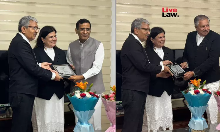 P&H High Court Senior Advocates Association Honours Justices Sanjeev Prakash Sharma & Anil Kshetarpal On Proposed Transfer P&H High Court Senior Advocates Association Honours Justices Sanjeev Prakash Sharma & Anil Kshetarpal On Proposed Transfer
