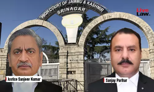 S.100A Of CPC Overrides Letters Patent, No Further Appeal Lies Against Order Of Single Judge In Appellate Jurisdiction:  J&K High Court