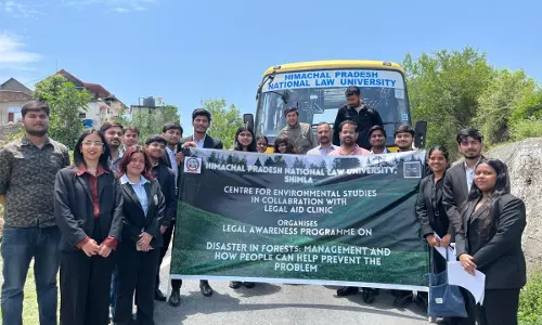 Legal Aid Clinic And Centre For Environmental Studies, HPNLU, Shimla Organizes An Awareness Programme For Disaster Management In Forests Legal Aid Clinic And Centre For Environmental Studies, HPNLU, Shimla Organizes An Awareness Programme For Disaster Management In Forests