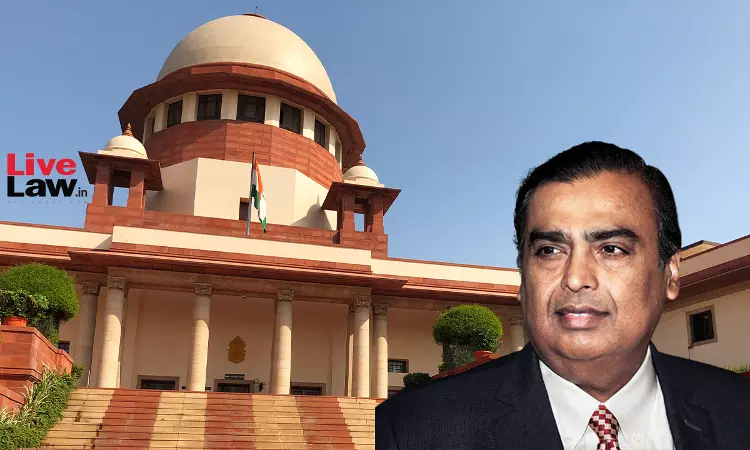 Supreme Court Warns Litigant For Repeatedly Challenging State Security Of Mukesh Ambani Family; Directs To Continue Z+ Cover Supreme Court Warns Litigant For Repeatedly Challenging State Security Of Mukesh Ambani Family; Directs To Continue Z+ Cover
