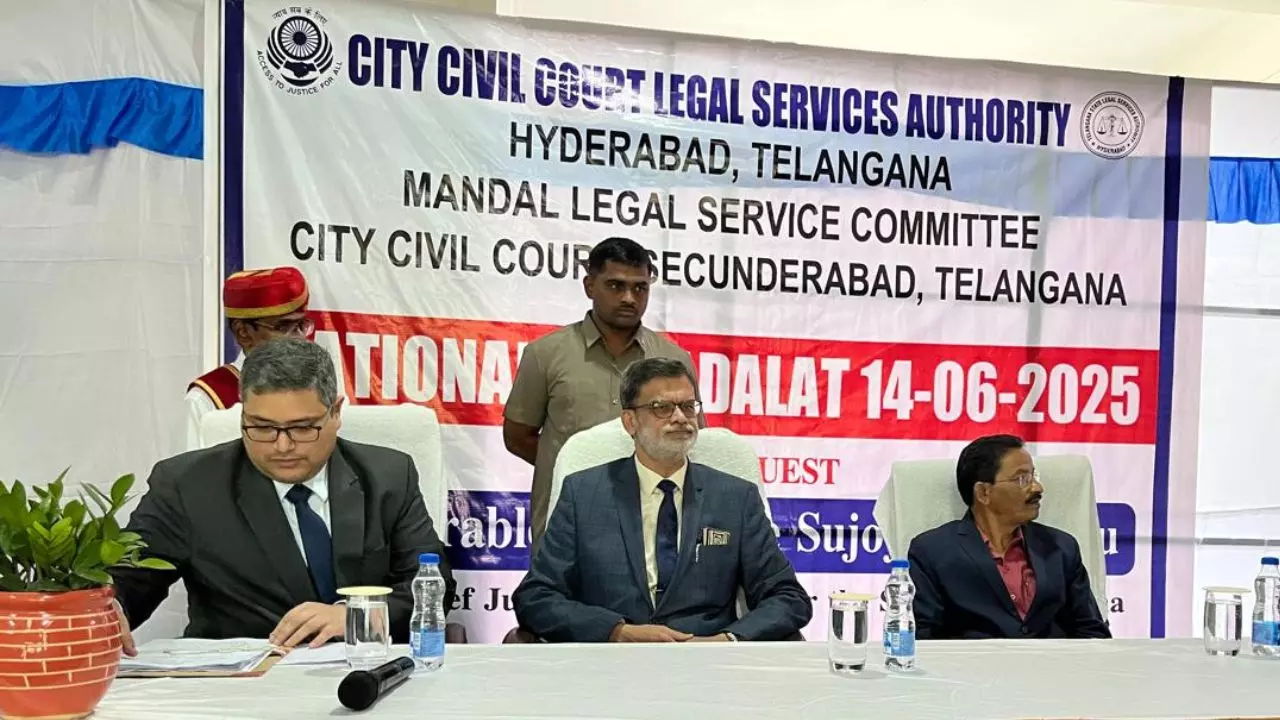 2nd National Lok-Adalat Conducted In Telangana 2nd National Lok-Adalat Conducted In Telangana